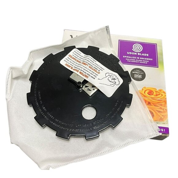 Veggie Bullet Blade Set Of 3 Replacement Angel Hair Udon Ribbon  Open‎ Package - Picture 9 of 10